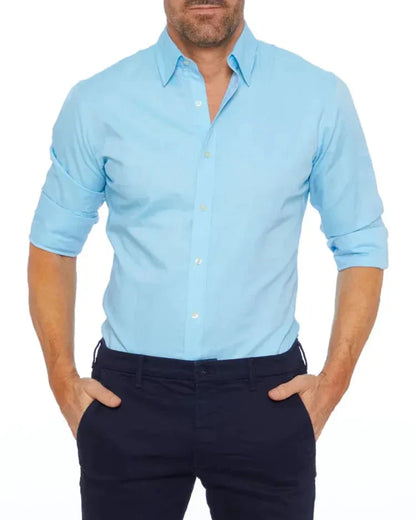 Heren Shirt Lange Mouwen Casual Kwaliteit - Mode Vibes