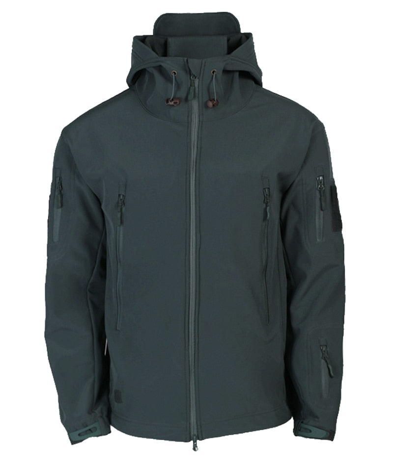 Waterdichte Heren Outdoor Jas – Winddicht & Functioneel met Antidiefstaltassen
