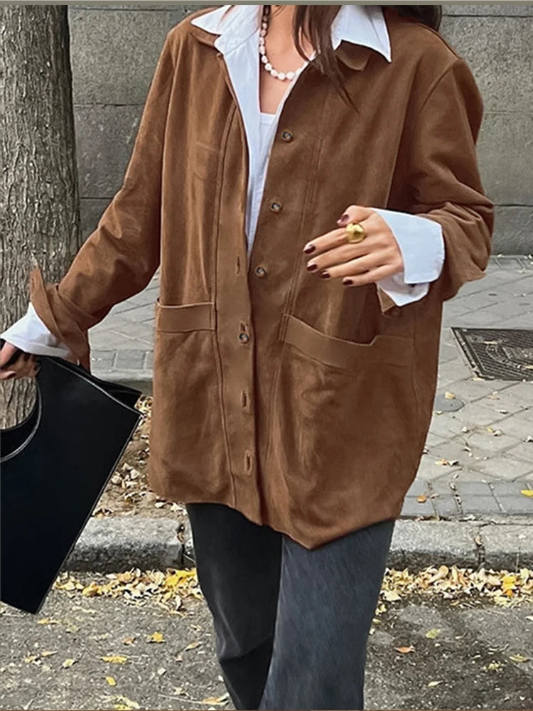 Damesjas Wollen Trendy Anna Stijlvol