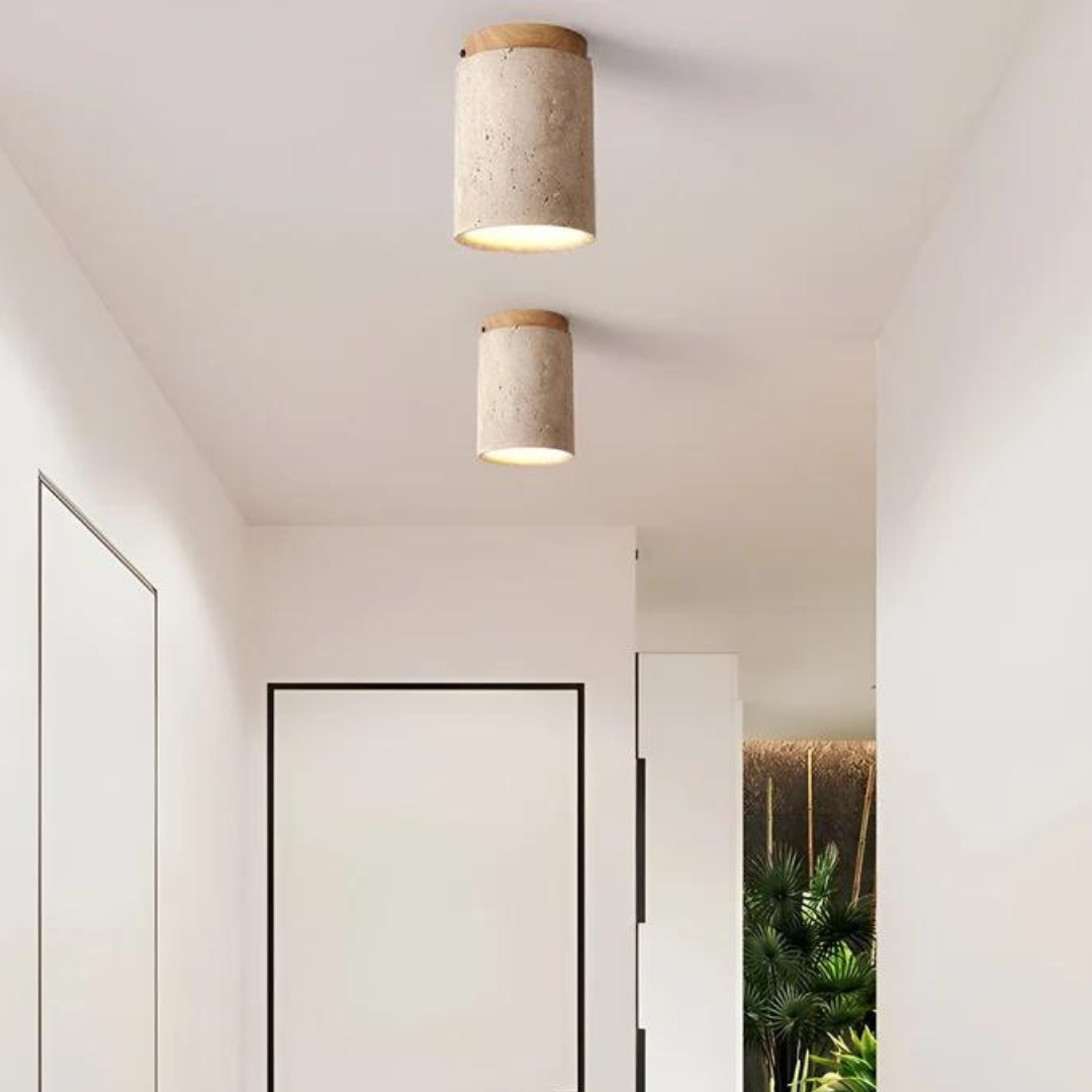 Ronde Plafondlamp Japanse Stijl Zen Modern Design