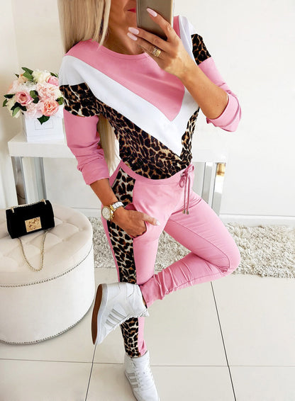 Dames Pyjama Set met Panterprint Comfortabel