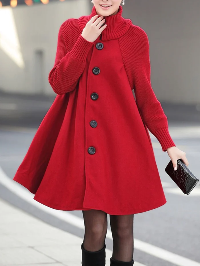 Oversized Jas Maribel Zwart Langer Model
