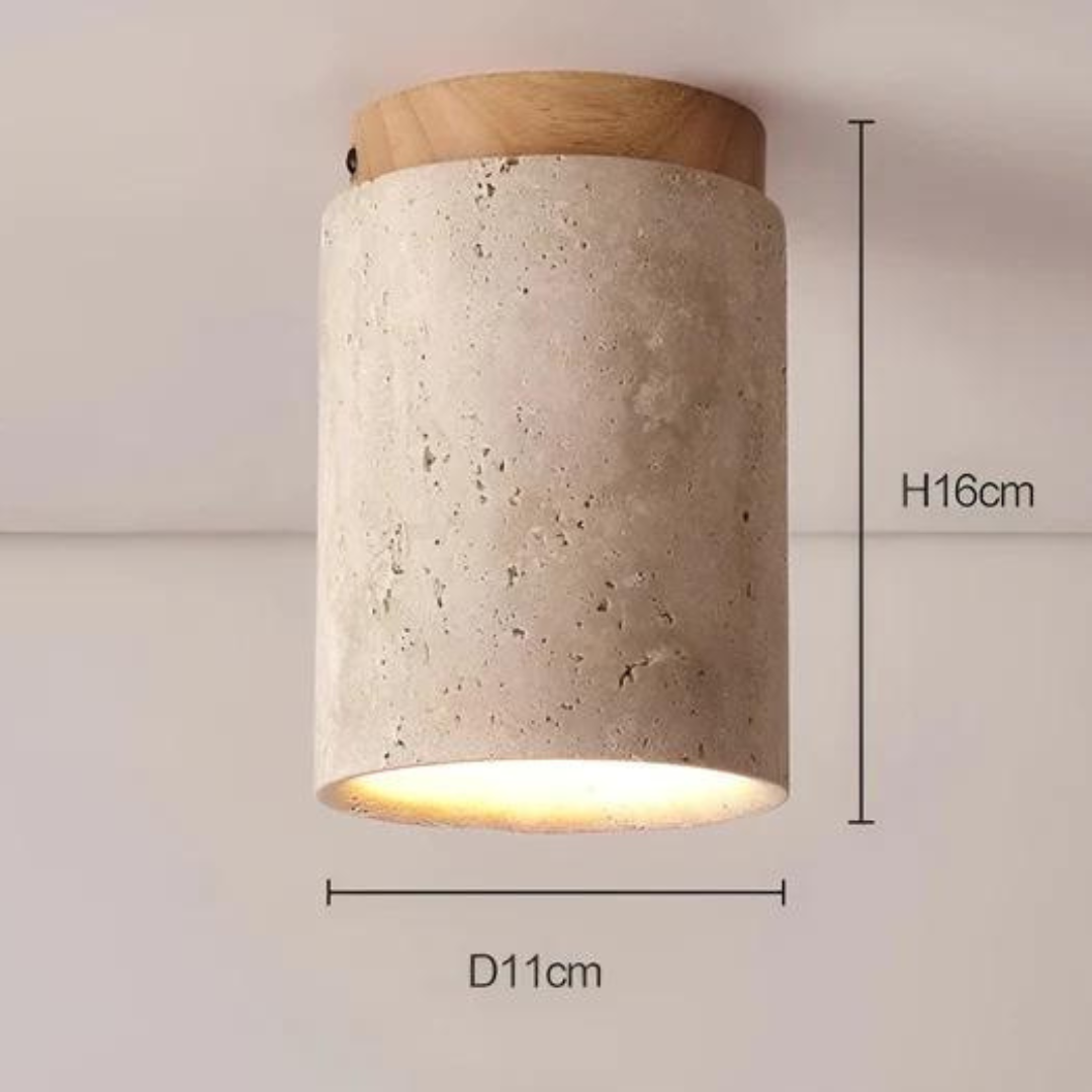 Ronde Plafondlamp Japanse Stijl Zen Modern Design
