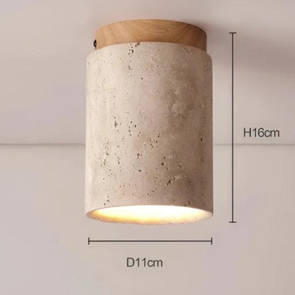 Ronde Plafondlamp Japanse Stijl Zen Modern Design