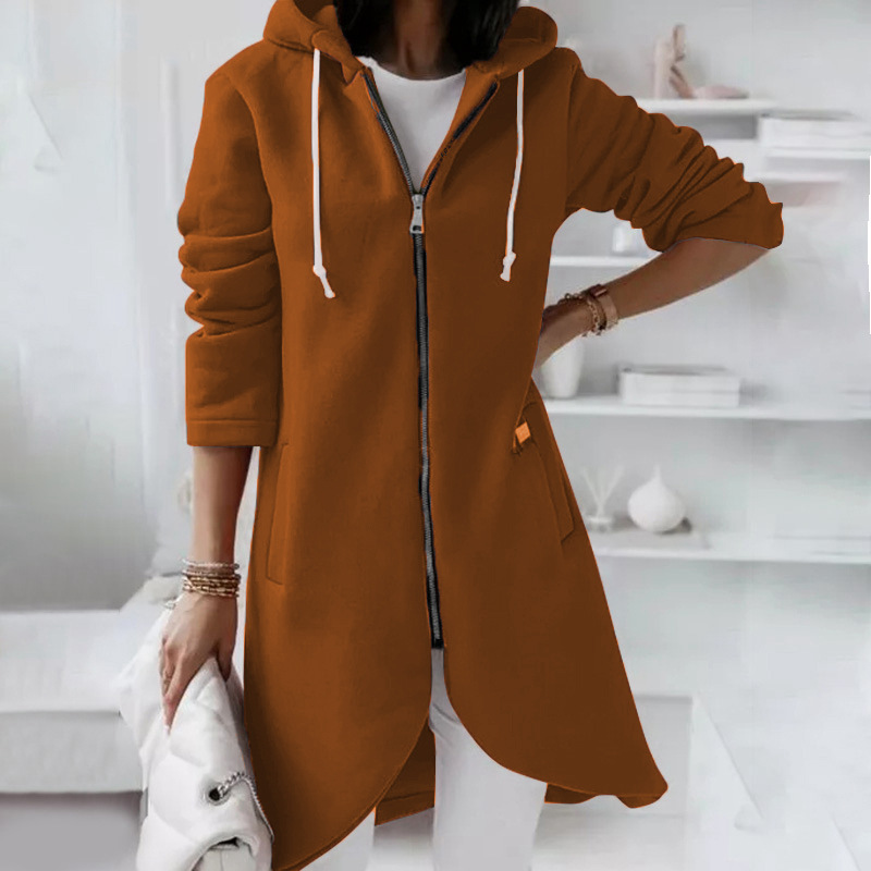 Damesjack Warm en Casual met Capuchon en Rits