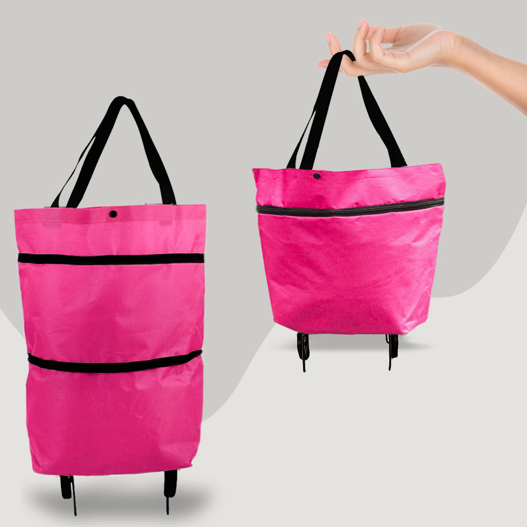 Inklapbare Boodschappentas met Wielen 2-in-1 Handy Shopper