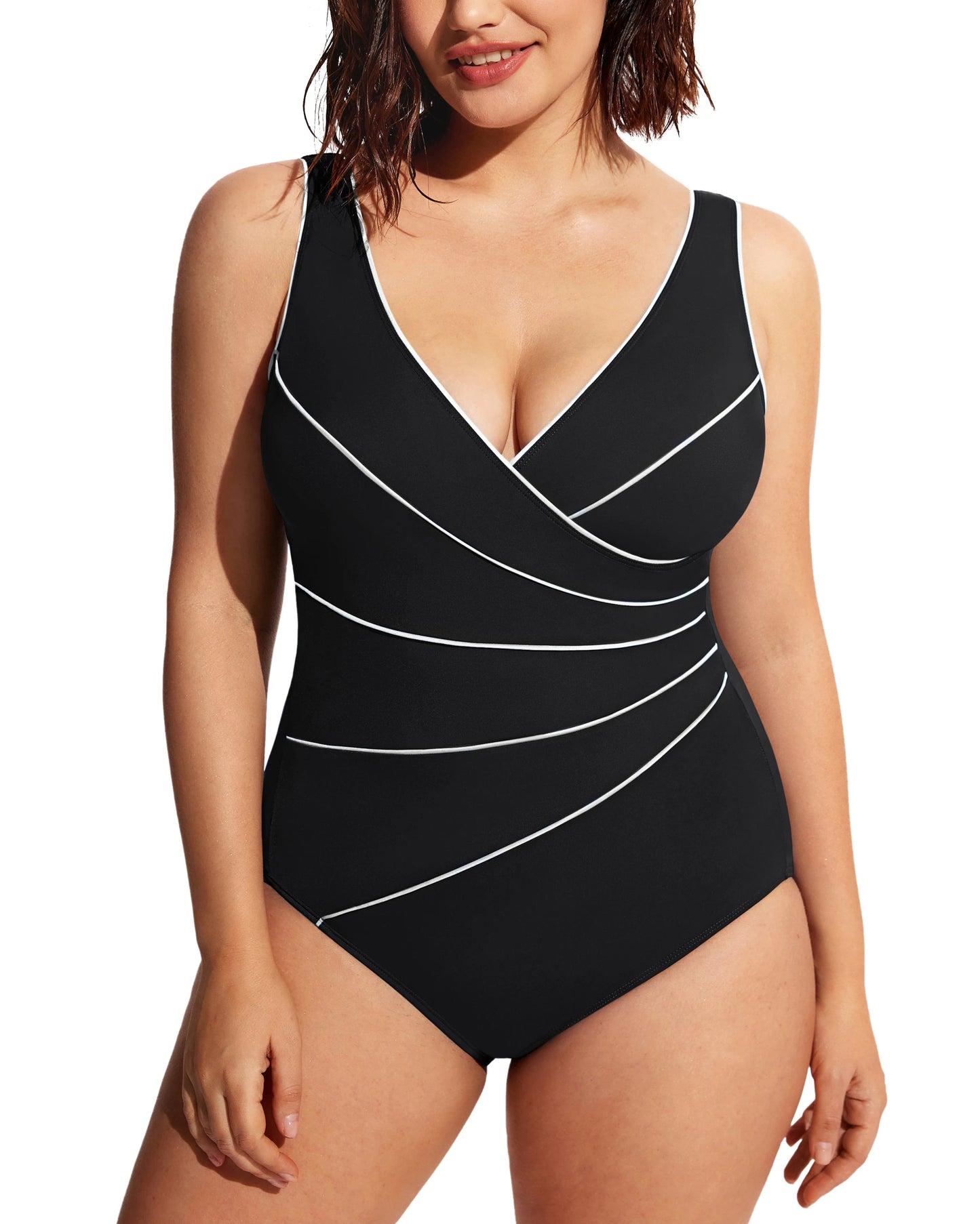 Plus-Size Badpak Fenna Comfortabel Flatterend Design