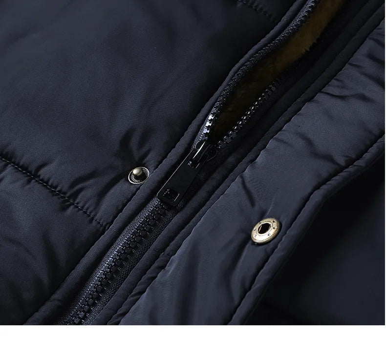 Herense Winterparka met Capuchon Warm en Waterdicht