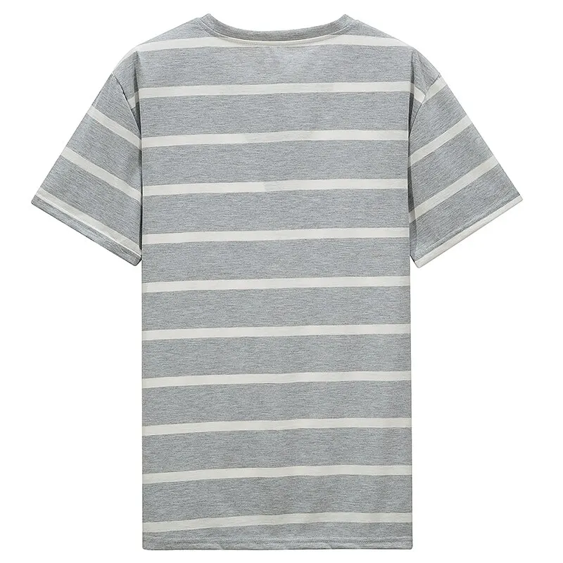 Herenpyjama Korte Mouwen Gestreept Comfortabel Short
