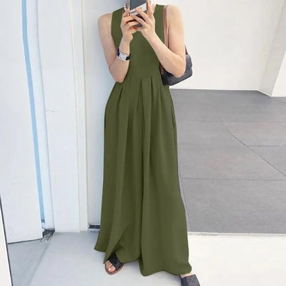 Plus Size Jumpsuit Modieus Comfortabel Zomerjurk voor Vrouwen