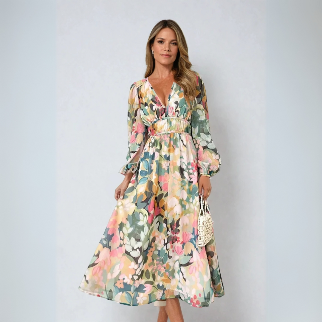 Dames Lange Jurk Boho Chic Stijl - Mode Vibes
