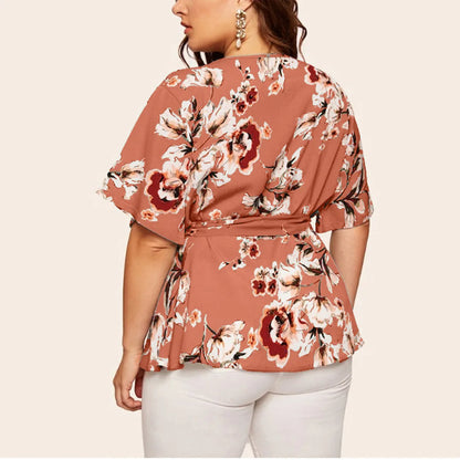 Plus-Size Top Fenna Vrouwelijk Kleurrijk & Veelzijdig