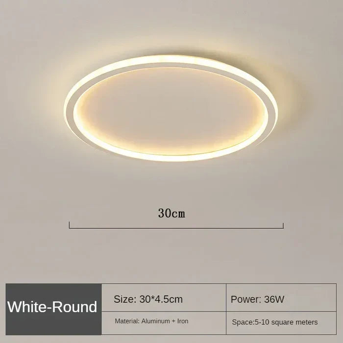 Ronde Plafondlamp Modern Scandinavisch Design AuroraSphere