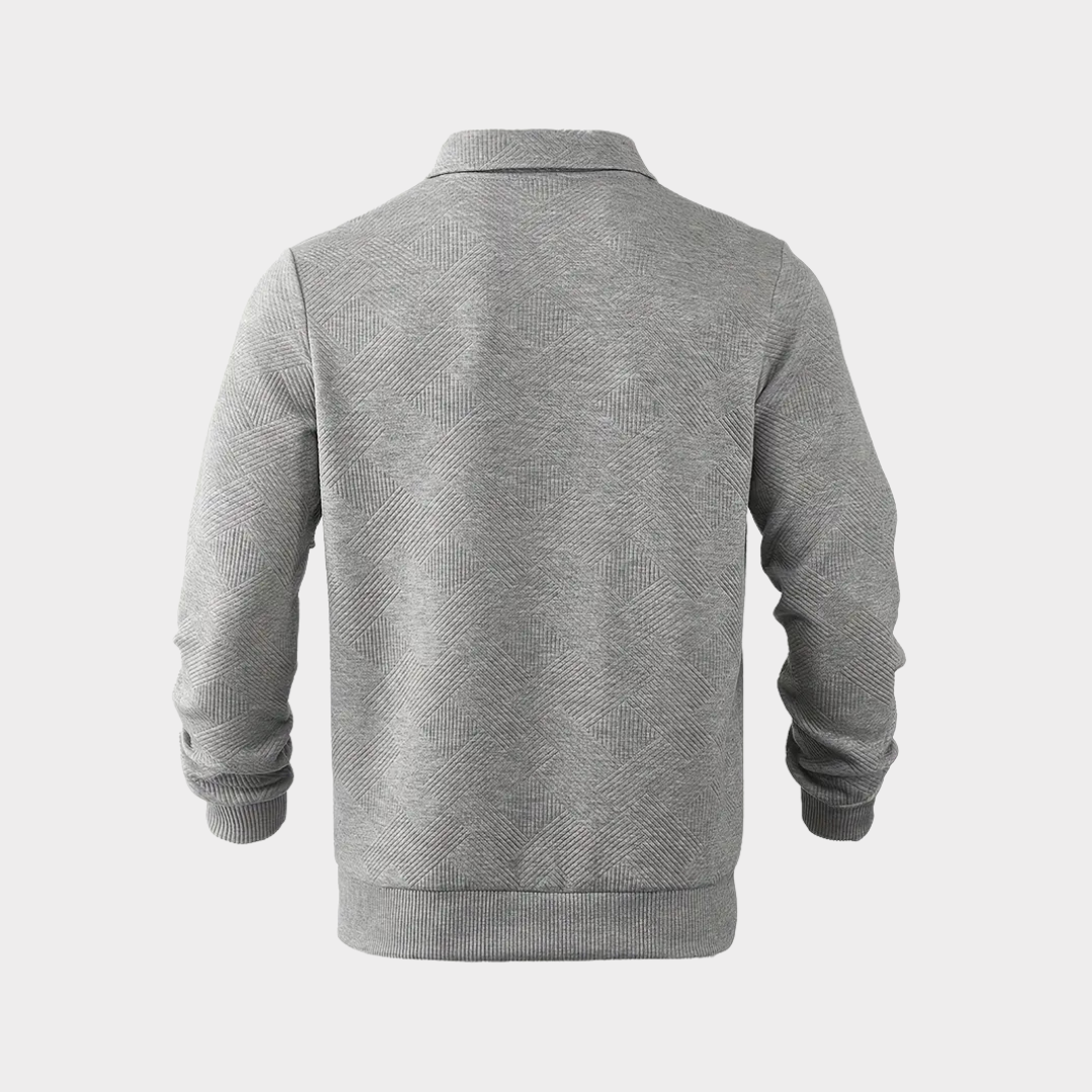 Premium Quarter Zip Trui Heren Sportief