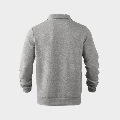 Premium Quarter Zip Trui Heren Sportief