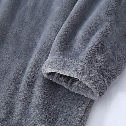 Warme Zachte Pyjama voor Mannen Winter Nachtkleding