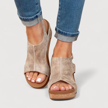 Dames Sleehak Sandalen Elegante Pasvorm - Mode Vibes
