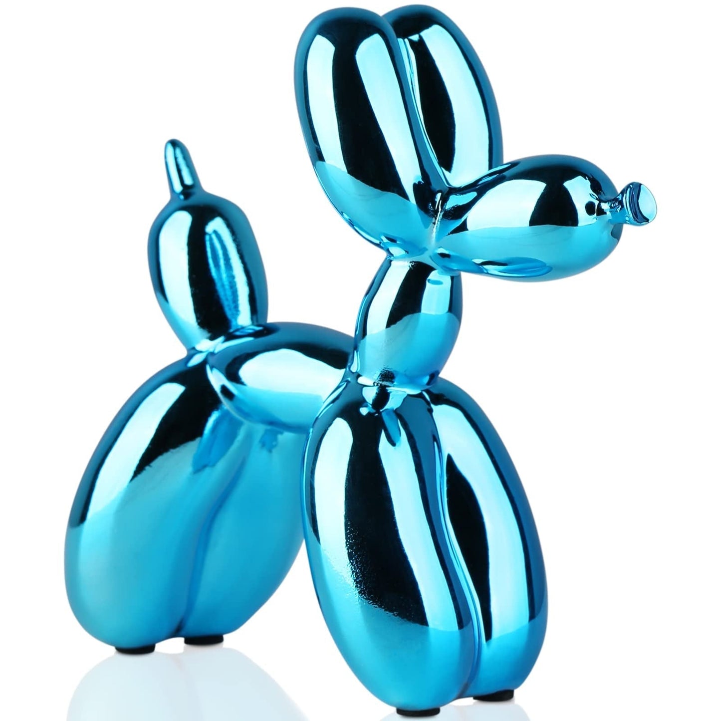 Kunststof Honden Sculptuur BouncePup Ballonhond Figuur