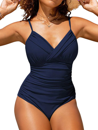 Plus-Size Badpak Gewatteerd voor Vrouwen Stijlvol
