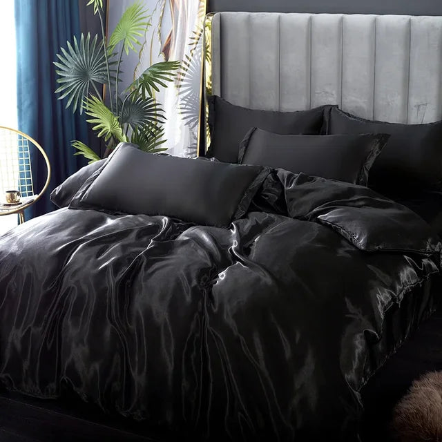 Zijde Beddengoed Set Luxe Satijn Soft