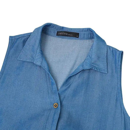 Plus-Size Spijkerjurk Zwart Stijlvol en Casual
