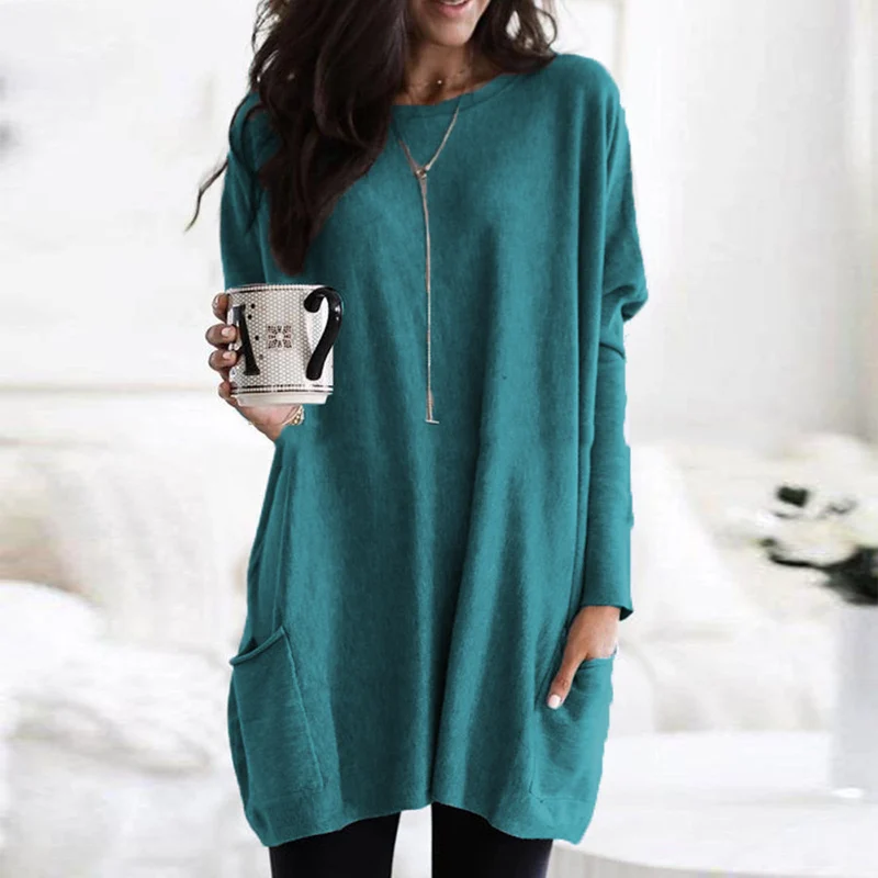 Dames Tuniek Lange Mouwen Casual Stijl Celina