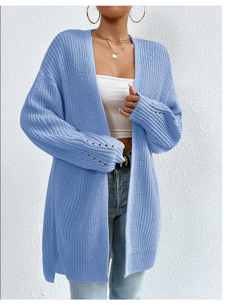 Dames Gebreid Vest Lang Model Romy - Mode Vibes