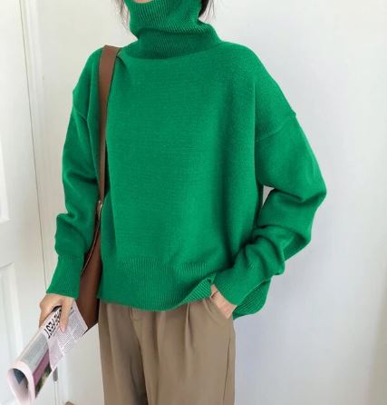 Vrouwelijke Coltrui Elegante Stijl