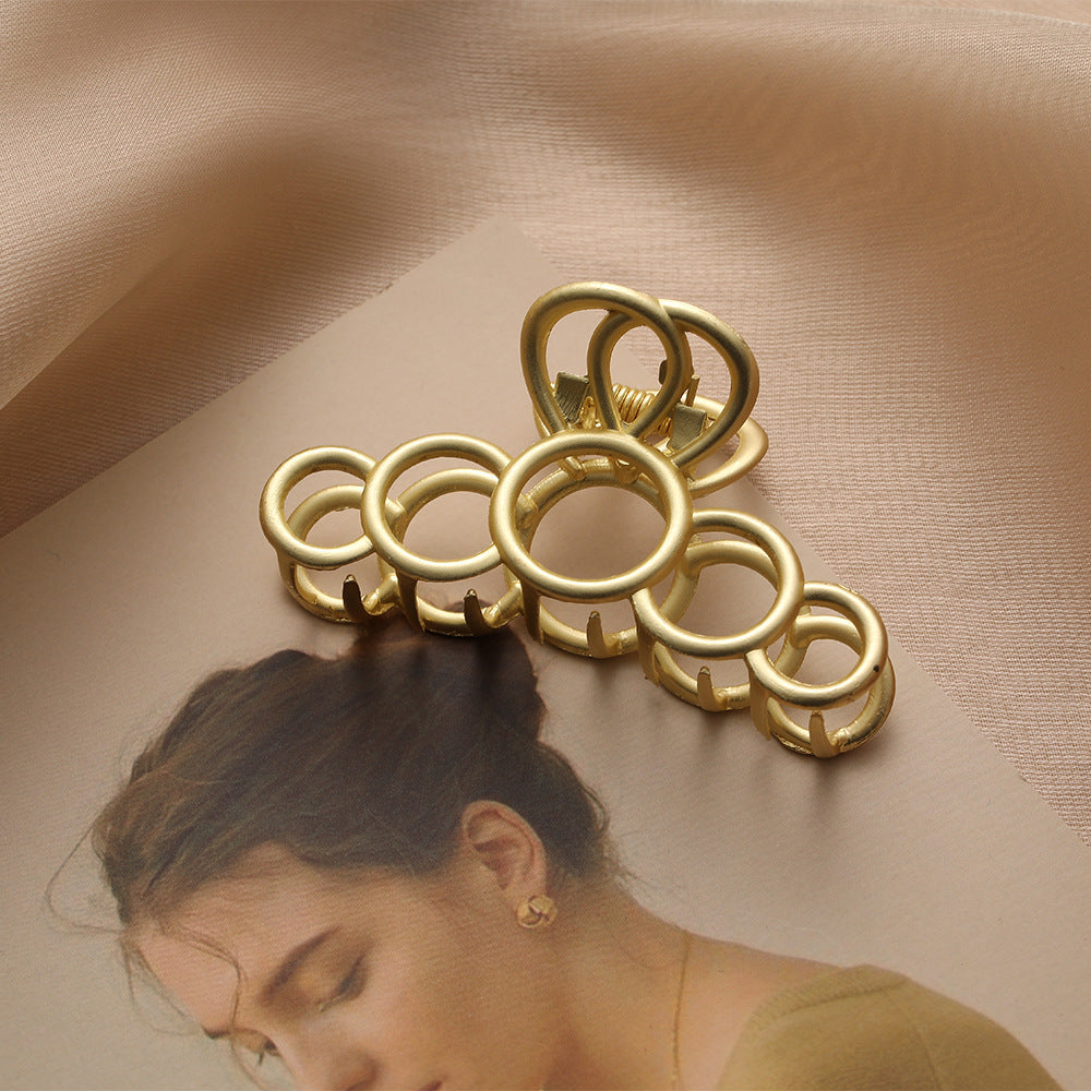 Dames Haarclip Goudkleurig Metaal Design Schakel