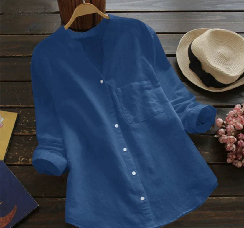 Velanora Casual Shirt van Fijn Katoen
