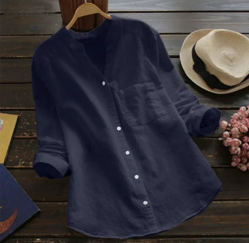 Velanora Casual Shirt van Fijn Katoen