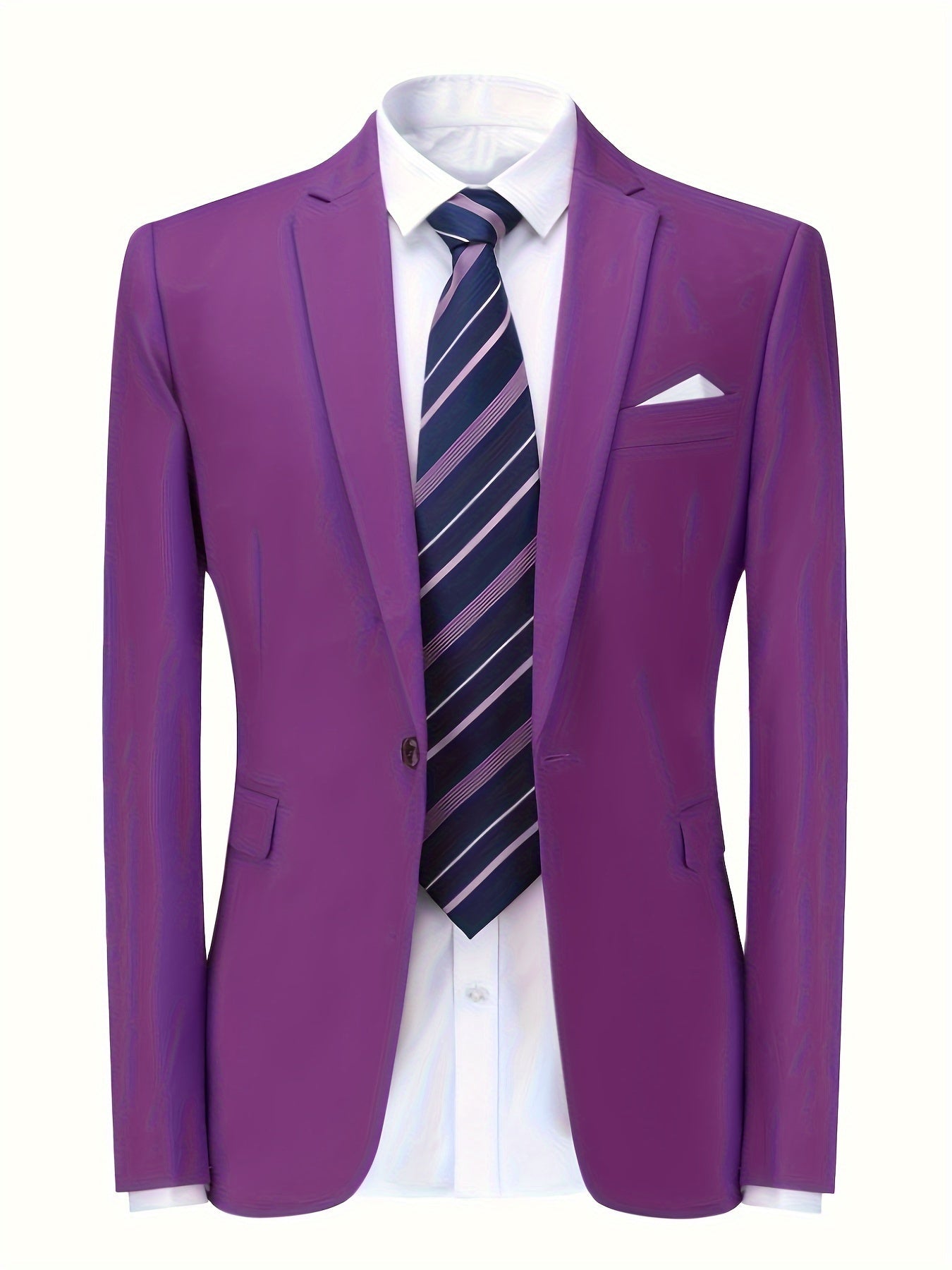 Heren Blazer Effen Klassiek Formal Design