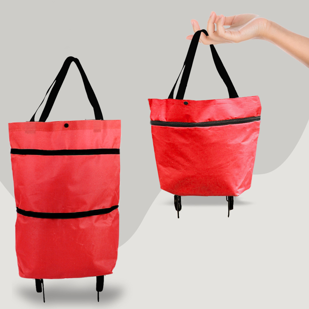 Inklapbare Boodschappentas met Wielen 2-in-1 Handy Shopper
