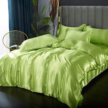 Zijde Beddengoed Set Luxe Satijn Soft