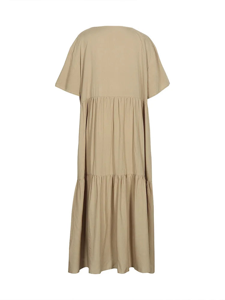 Zomerjurk Plus Size Casual Trendy Mode Jurk