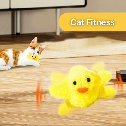 Kattenspeelgoed Flappende Eend Speeltje voor Katten