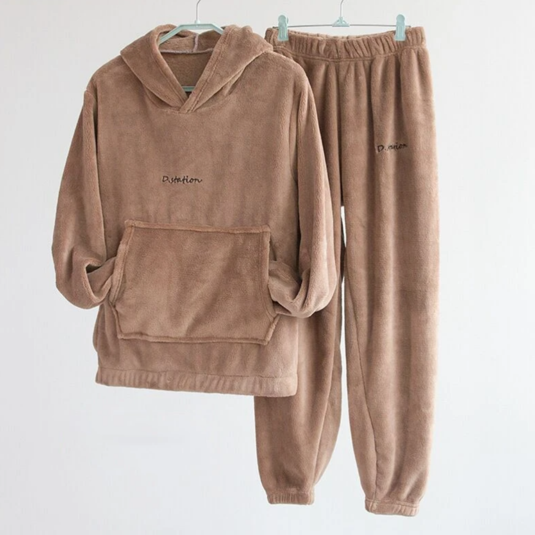 Zachte Fleece Huispak voor Vrije Dag Comfortabel