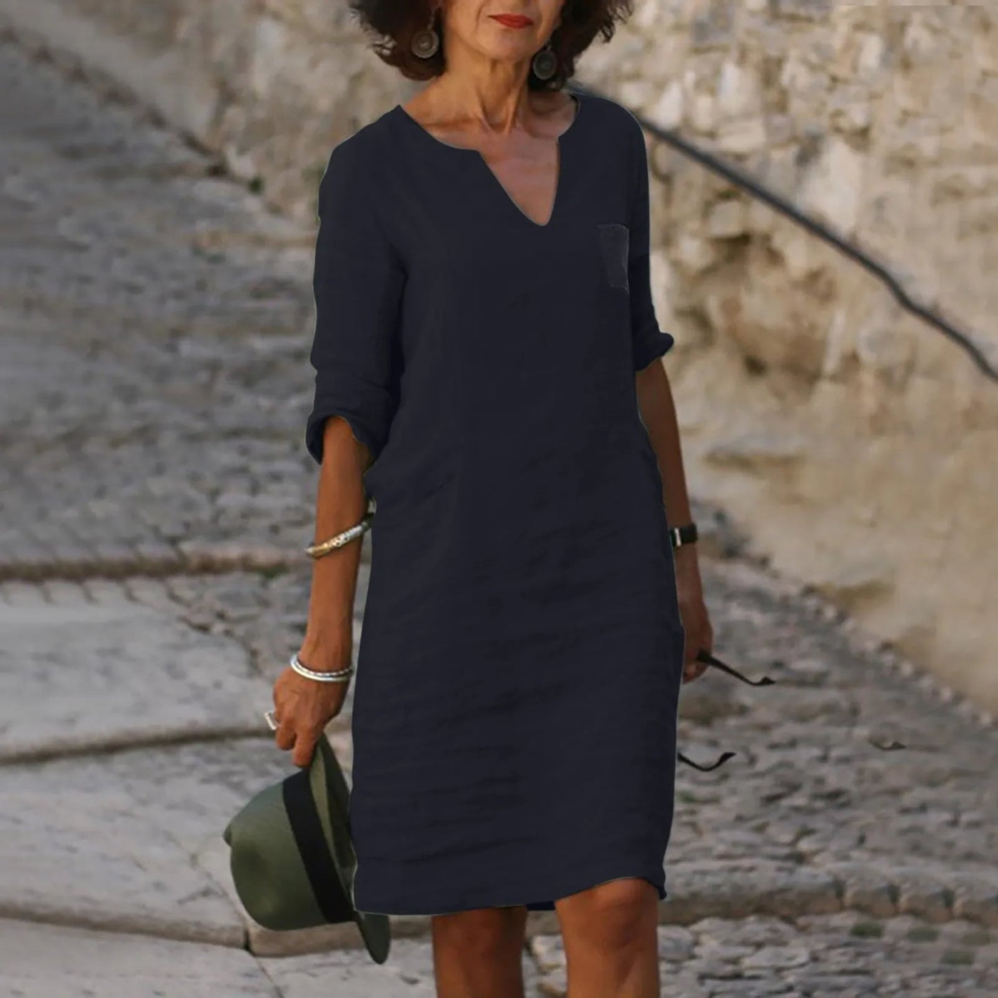 Rona Elegante Jurk – Luchtige Dames Jurk