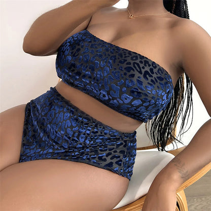 Plus-Size Bikini Sexy Stijlvol zwart