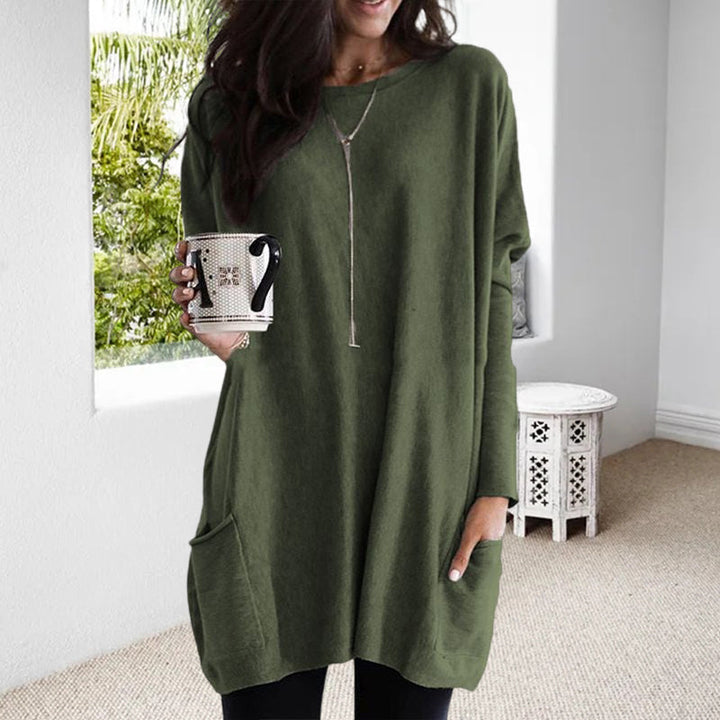 Dames Trui Oversized met Zakken Yara