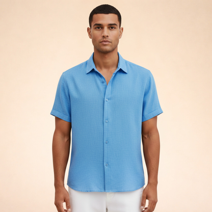 Lucas | Verfijnd casual polo Overhemd voor overdag