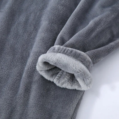 Warme Zachte Pyjama voor Mannen Winter Nachtkleding