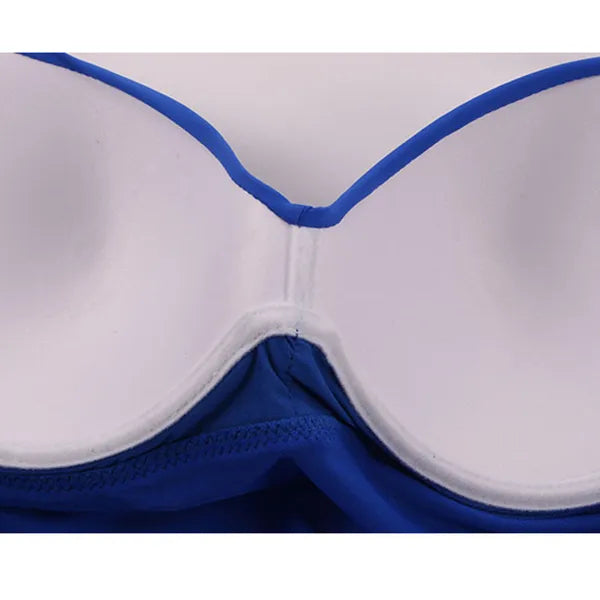 Plus-Size Badpak Effen Stijlvol voor Vrouw