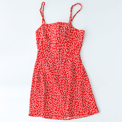 Bloemen Jurk Vrouwelijke Zomerjurk Floral Print