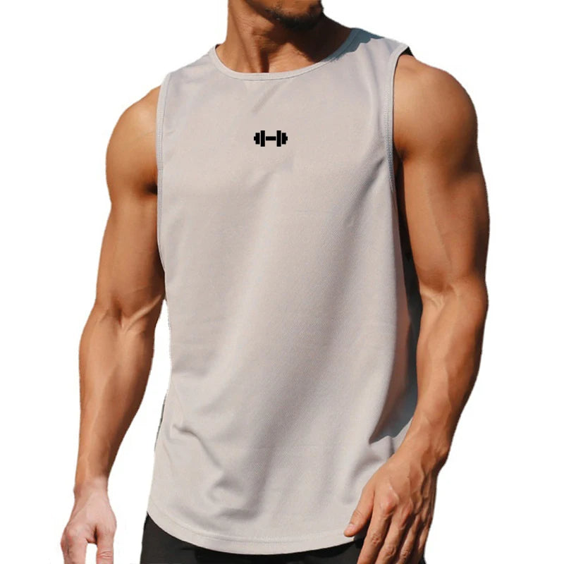 Fitness Tanktop Ademend Sneldrogend voor Mannen