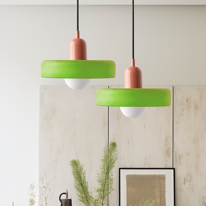 Kleurrijke Hanglamp van Glas Modern Design
