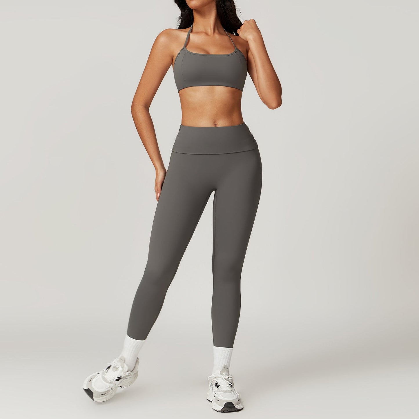 Yoga Set Dames Sneldrogend Naadloos Sportief