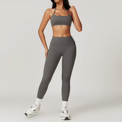 Yoga Set Dames Sneldrogend Naadloos Sportief