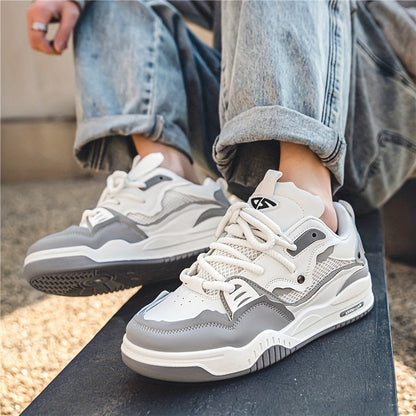 Stijlvolle Heren Skateschoenen met Veters en Gripzool