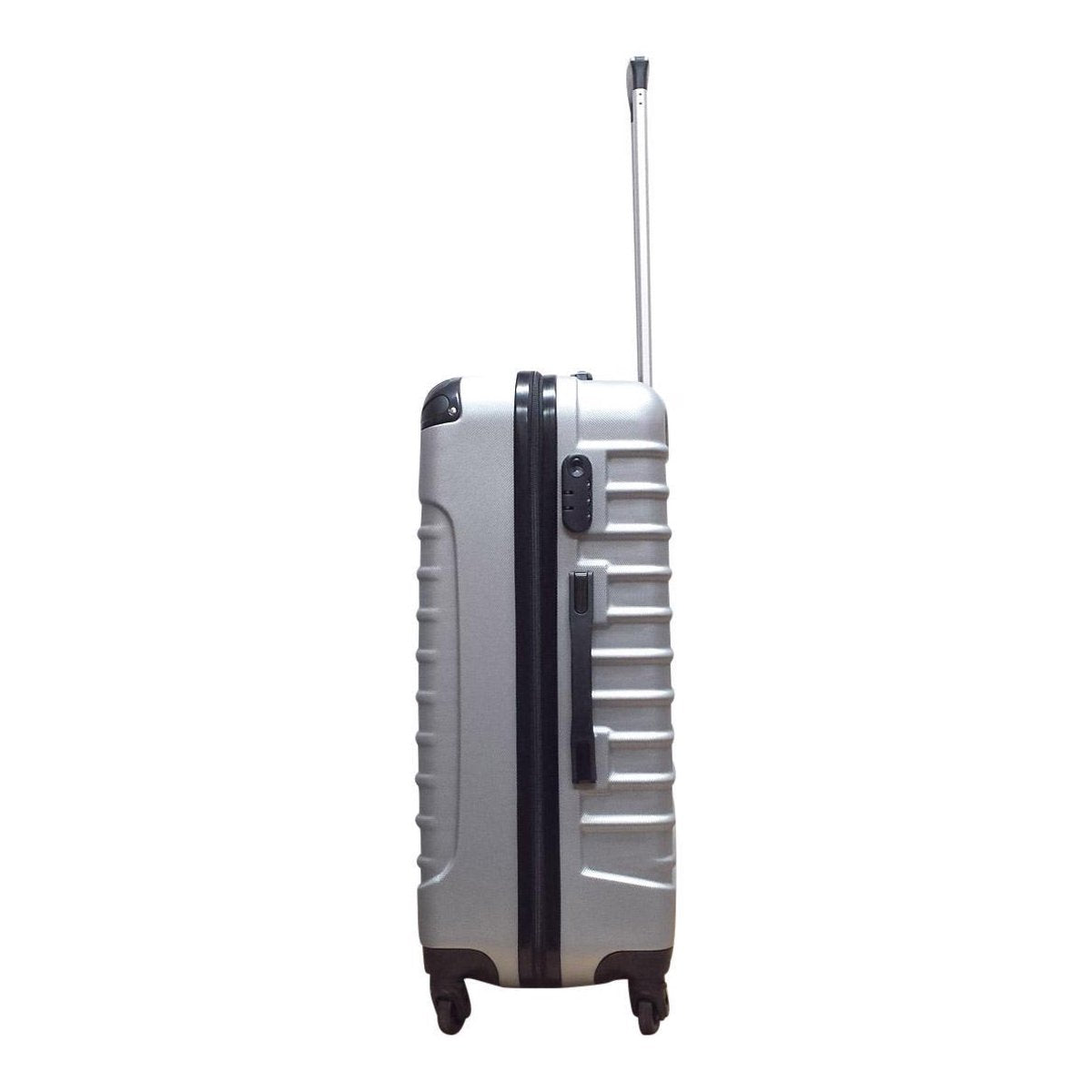 2-Delige Koffer Set Hardshell Milano Zilver